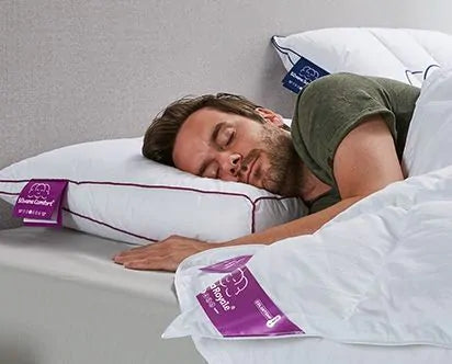 Silvana comfort hoofdkussen (Paars)