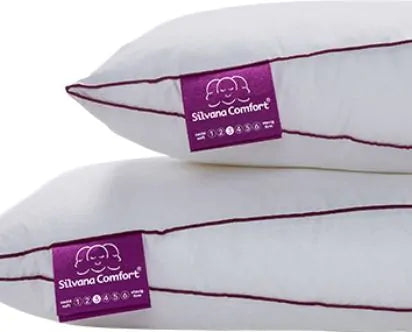 Silvana comfort hoofdkussen (Paars)