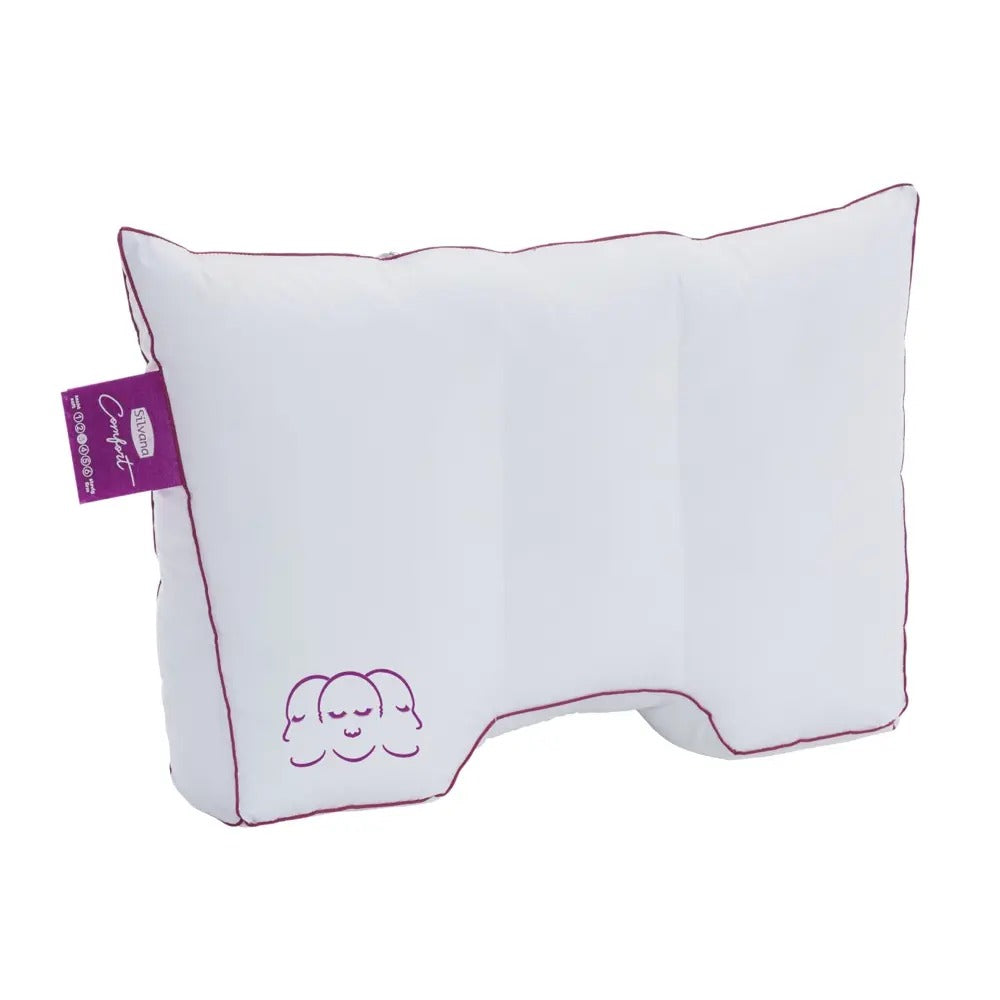 Silvana comfort hoofdkussen (Paars)